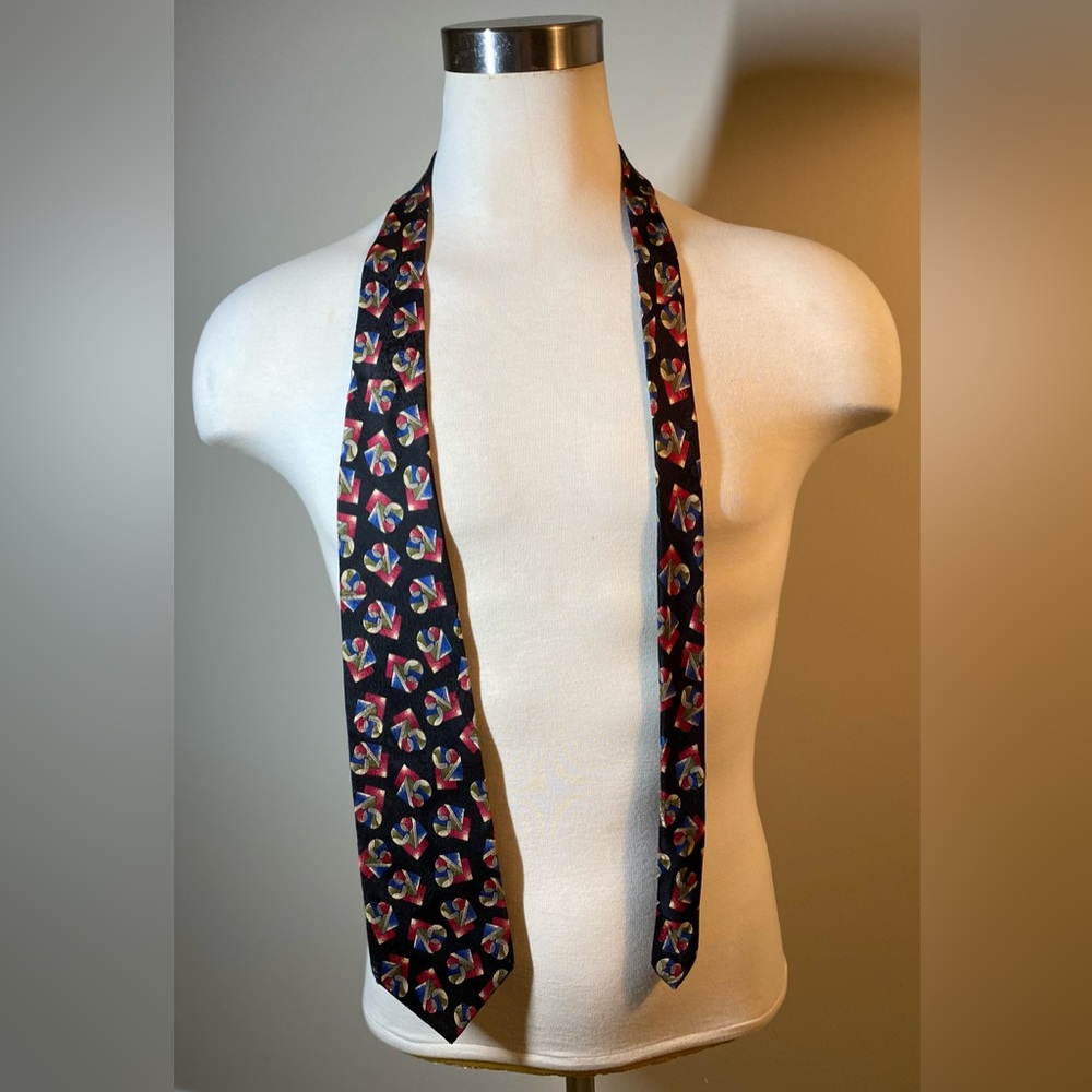 Dior - Vintage Abstract Tie - OS